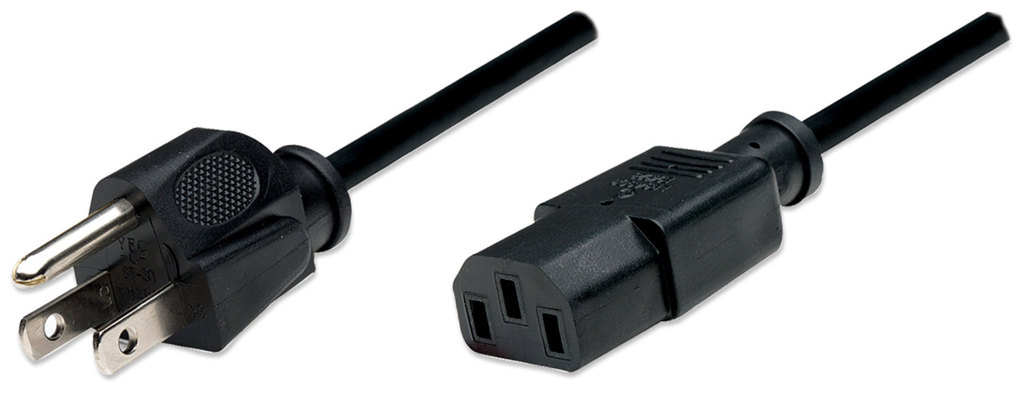 US Power Cable C13 to NEMA 5-15, 1.8 m (6 ft.) Image 1