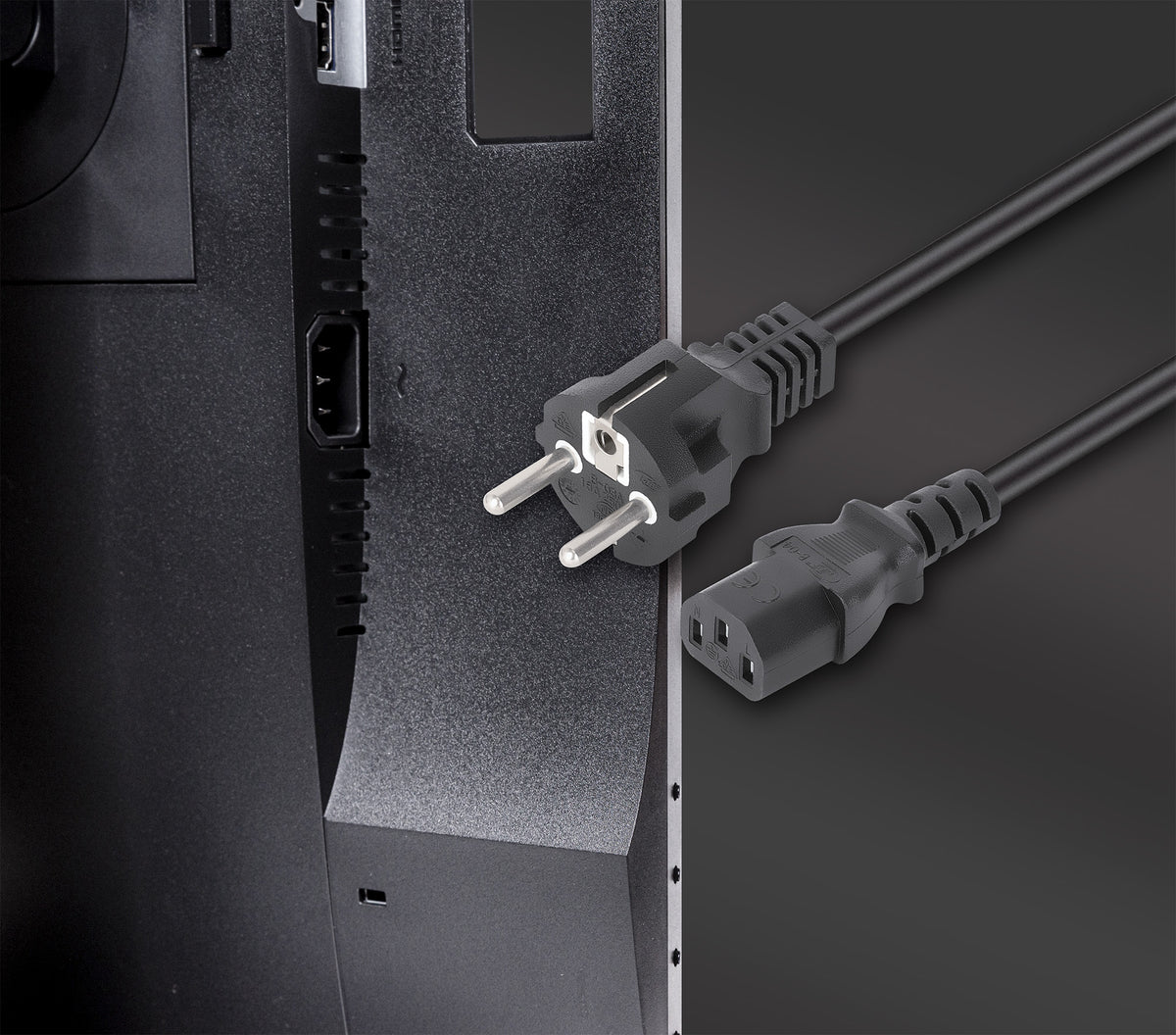 EU Power Cable C13 to CEE 7/7, 3 m Image 6