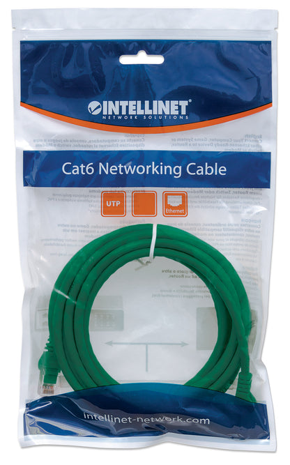 Cat6 U/UTP Network Patch Cable, 1 m (3 ft.), Green Packaging Image 2