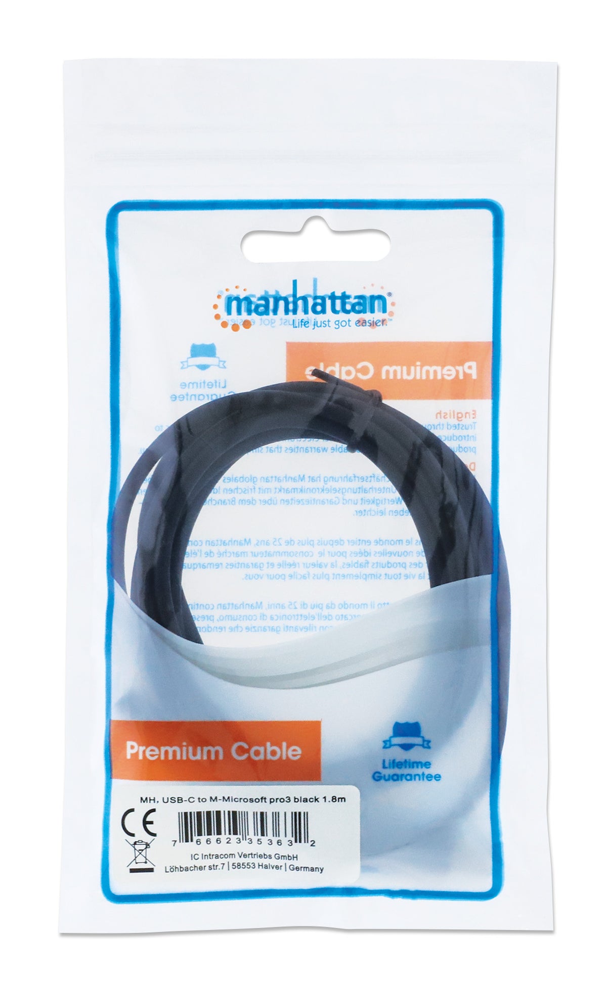 Surface® Connect to USB-C Charging Cable Packaging Image 2