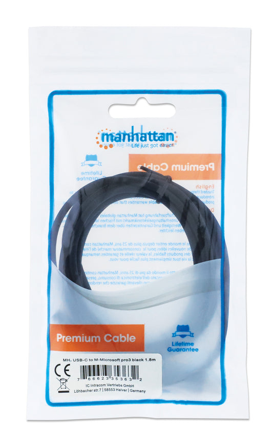 Surface® Connect to USB-C Charging Cable Packaging Image 2