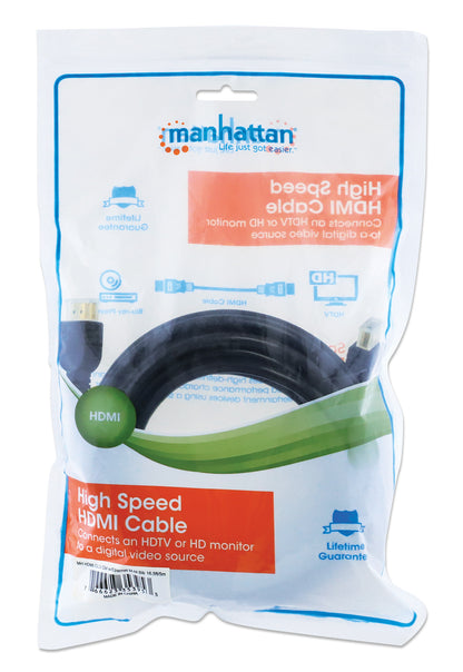In-wall CL3 High Speed HDMI Cable with Ethernet, Black, 5 m (16 ft.) Packaging Image 2
