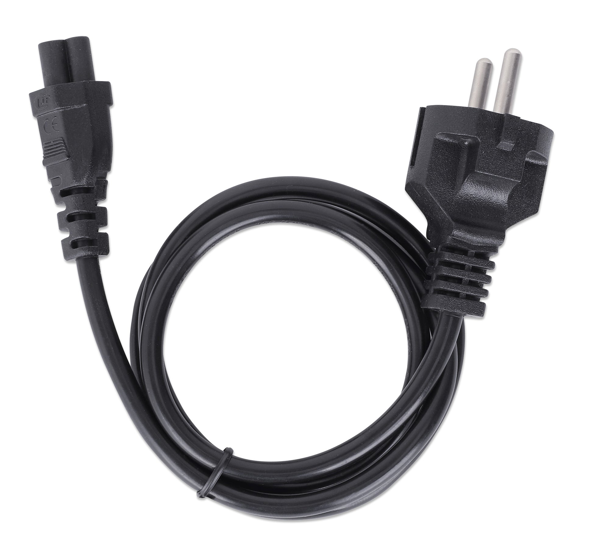 EU Power Cable C5 to CEE 7/7, 1 m Image 5