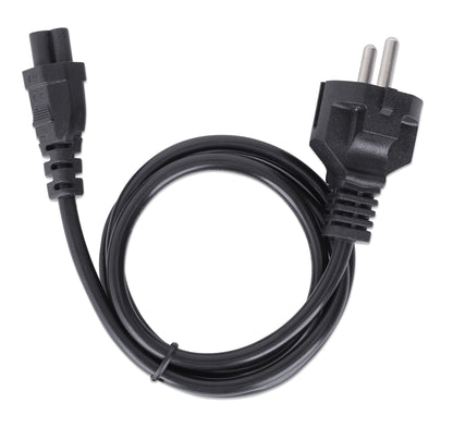EU Power Cable C5 to CEE 7/7, 1 m Image 5