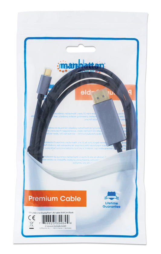 8K@60Hz USB-C to DisplayPort 1.4 Adapter Cable Packaging Image 2