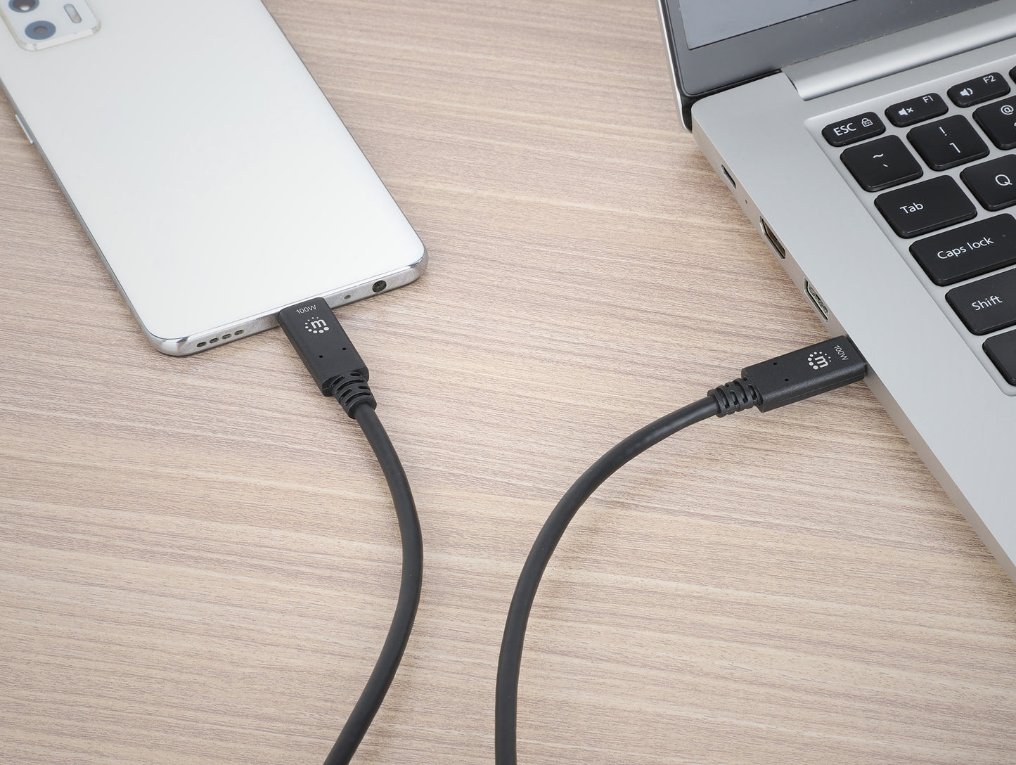 USB 3.2 Gen 2 Type-C Cable, 100 W, 1 m (3 ft.) Image 6