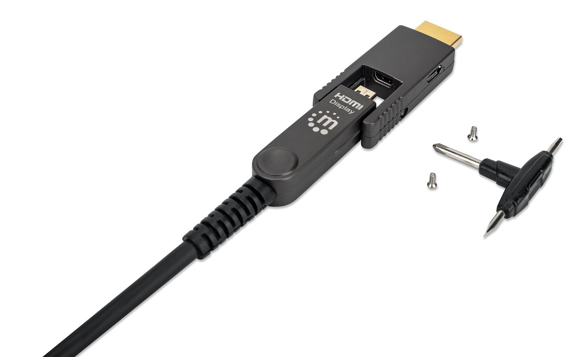 High-Speed HDMI Active Optical Cable with Detachable Connector, 50 m (164 ft.) Image 6