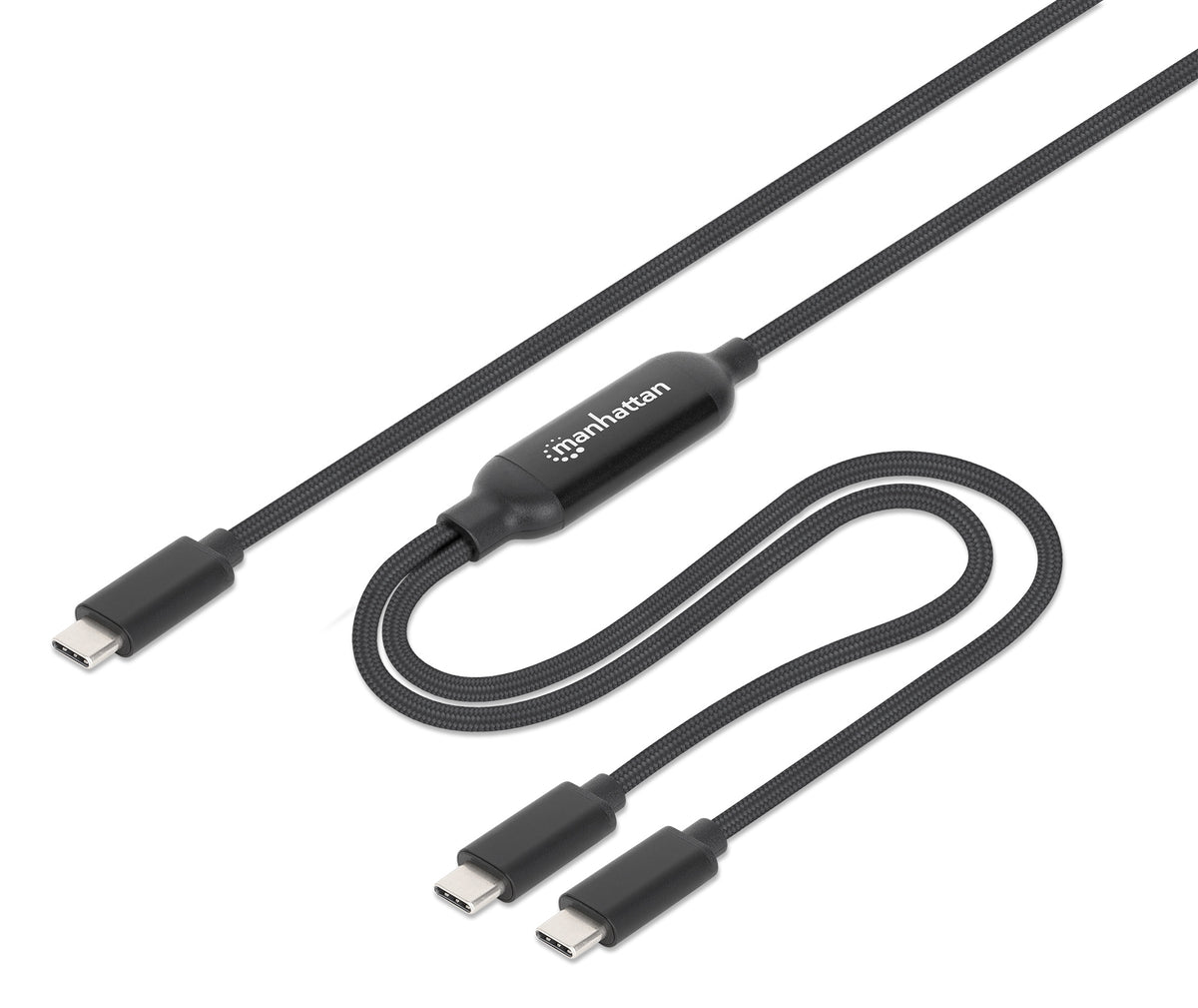 Dual USB-C Charging Cable 100 W, 2 m (7 ft.) Image 1