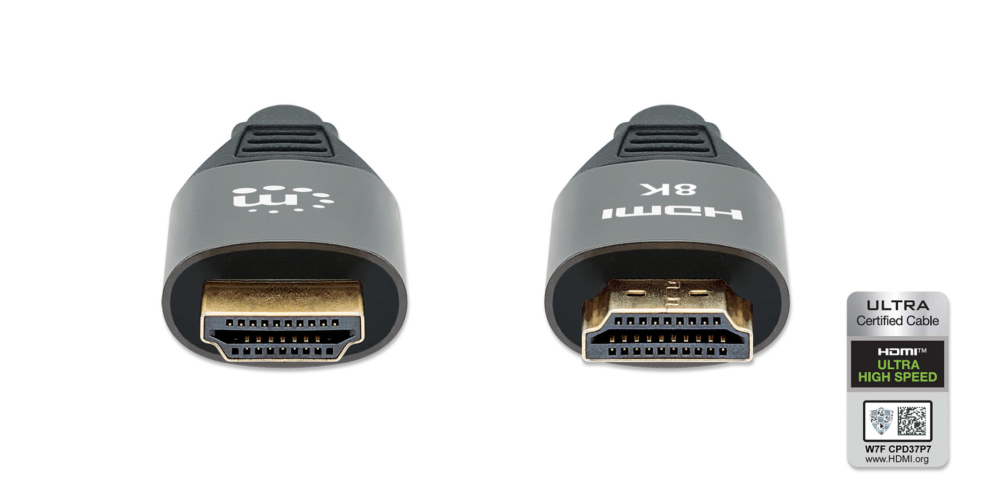 8K@60Hz Certified Ultra High Speed HDMI Cable with Ethernet, 1 m (3 ft.) Image 4