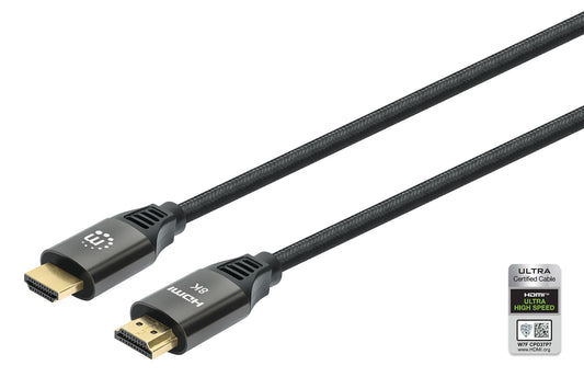 8K@60Hz Certified Ultra High Speed HDMI Cable with Ethernet, 1 m (3 ft.) Image 1