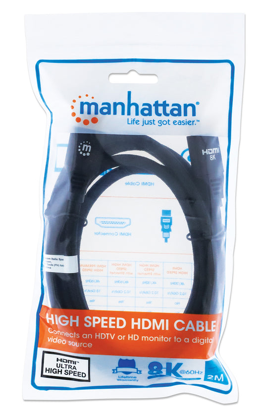 8K@60Hz Certified Ultra High Speed HDMI Cable with Ethernet, 2 m (7 ft.) Packaging Image 2