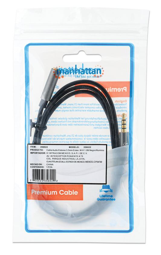 Stereo Audio Aux Extension Cable Packaging Image 2