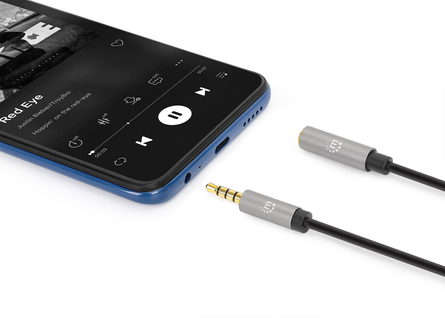 Stereo Audio Aux Extension Cable Image 6