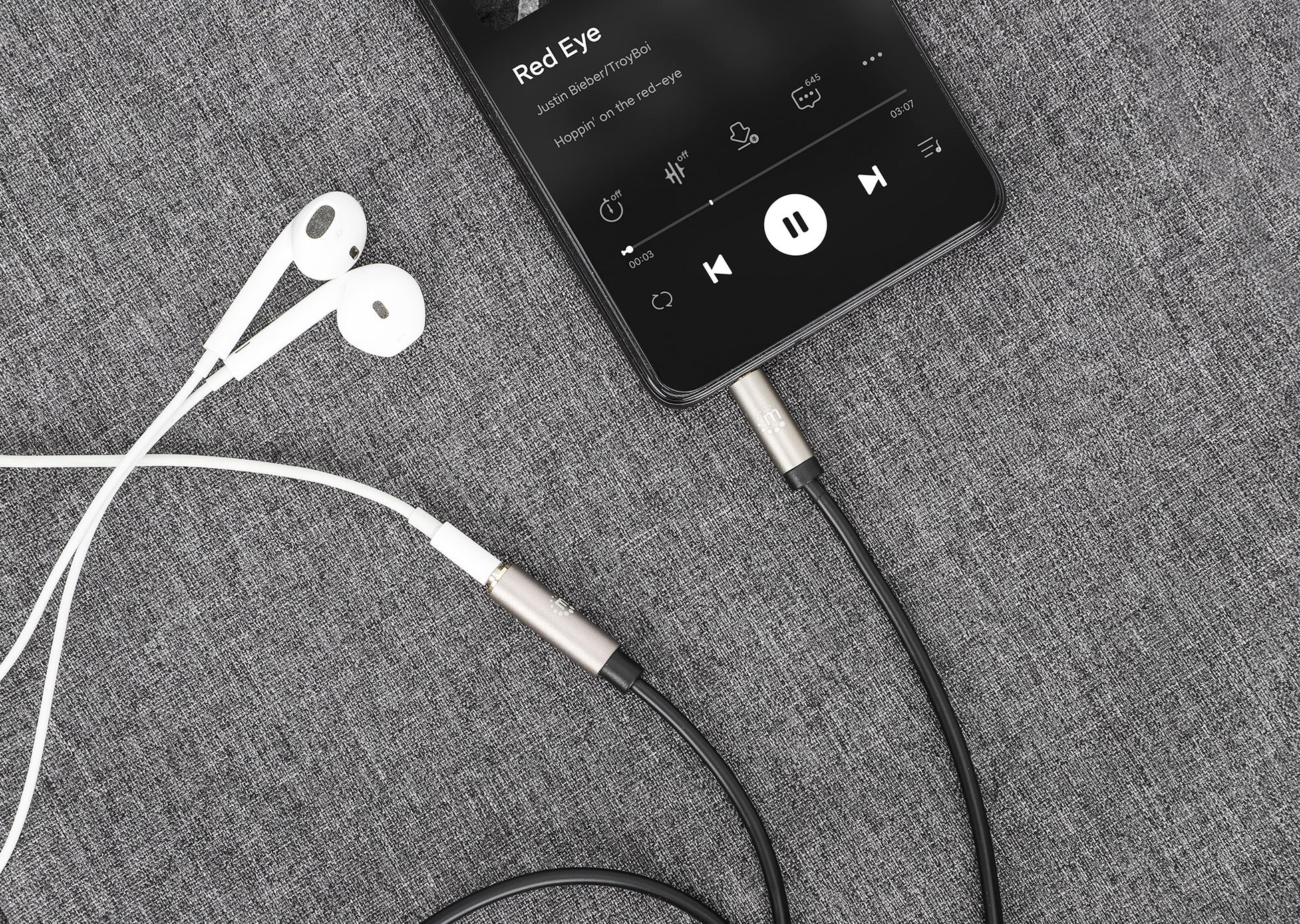 Stereo Audio Aux Extension Cable Image 9