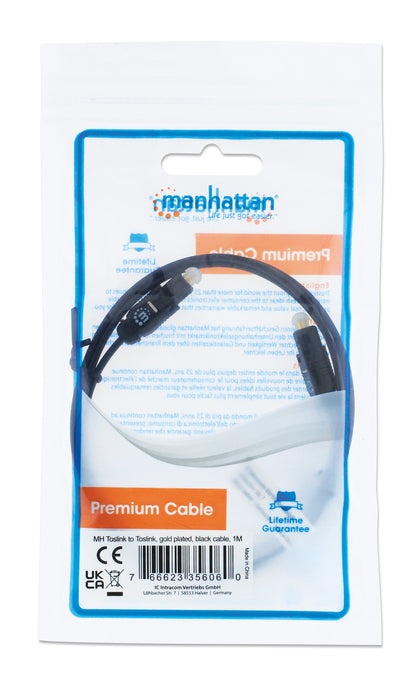 Toslink Digital Optical Audio Cable Packaging Image 2