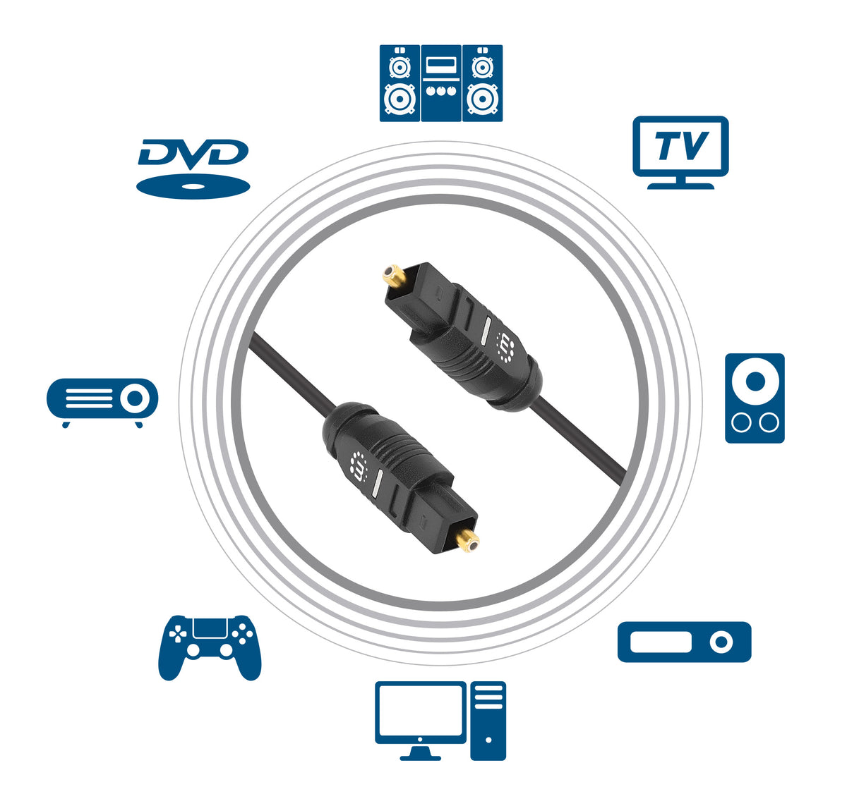 Toslink Digital Optical Audio Cable Image 9