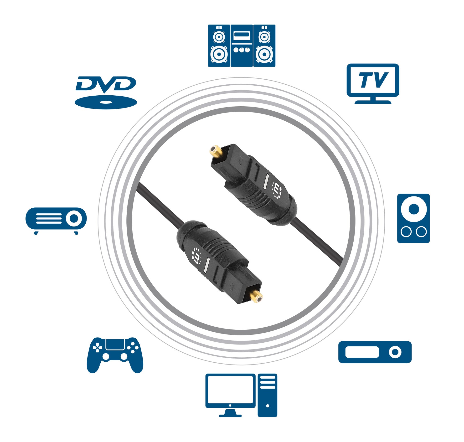 Toslink Digital Optical Audio Cable Image 9
