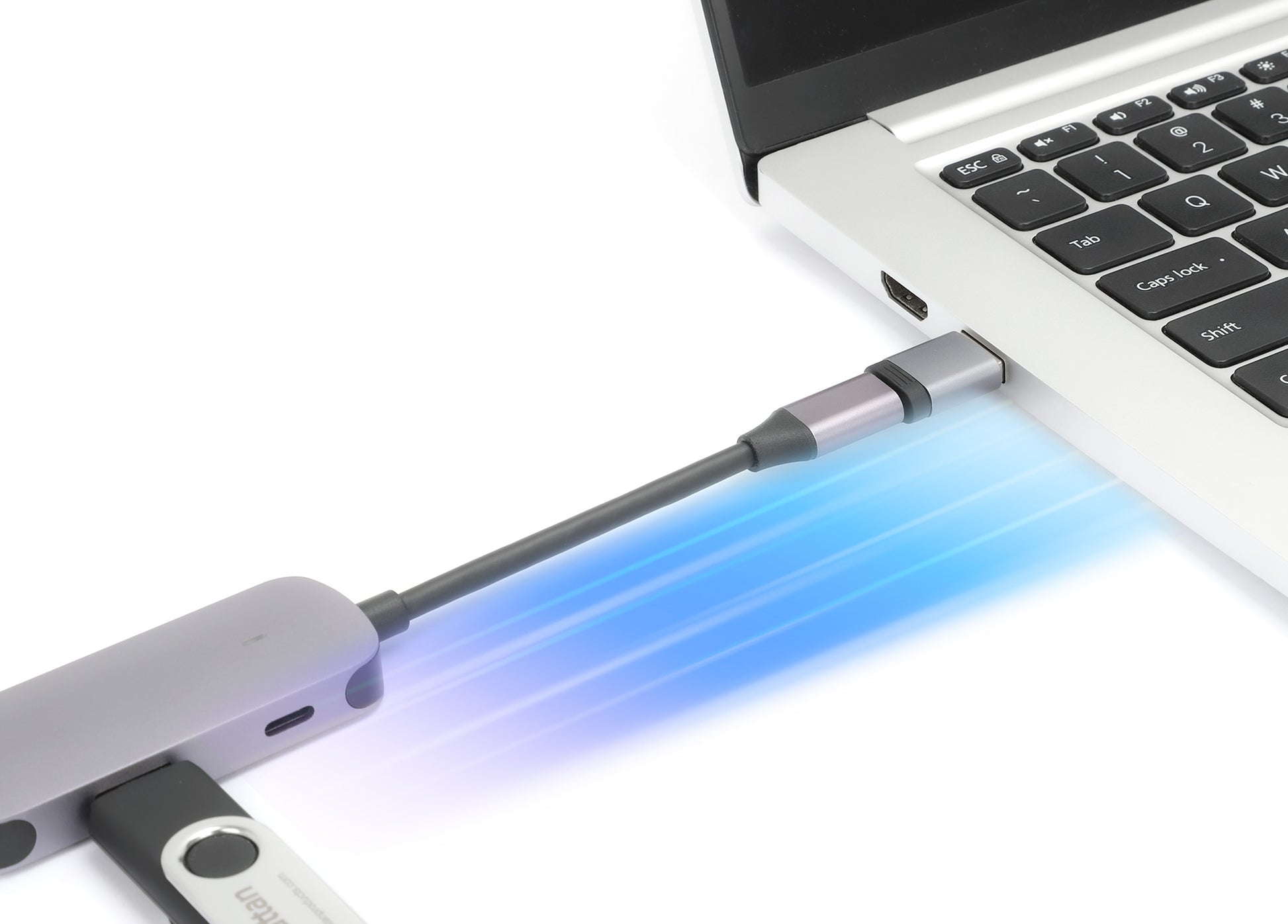 2-Piece Set: USB-C to USB-A & USB-A to USB-C Adapters Image 8