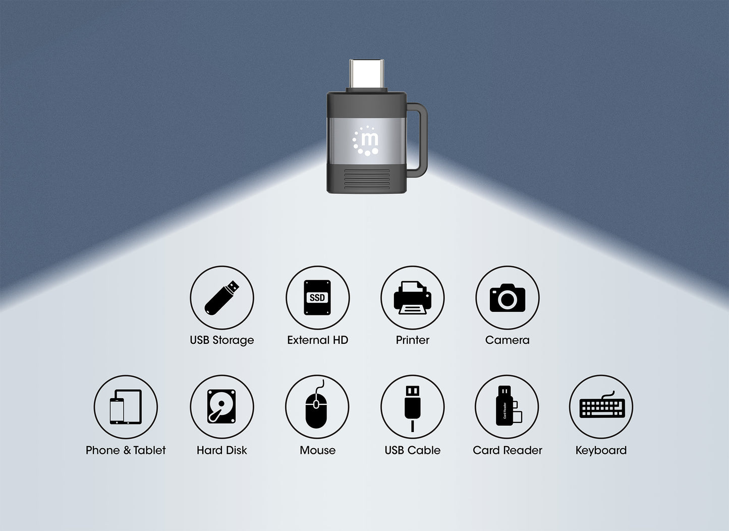 2-Piece Set: USB-C to USB-A & USB-A to USB-C Adapters Image 10
