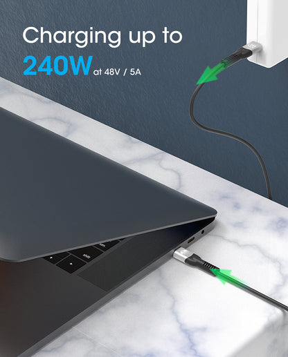 USB4 Type-C 40 Gbps 8K Video and 240 W EPR Charging Cable / PD 3.1 Image 7
