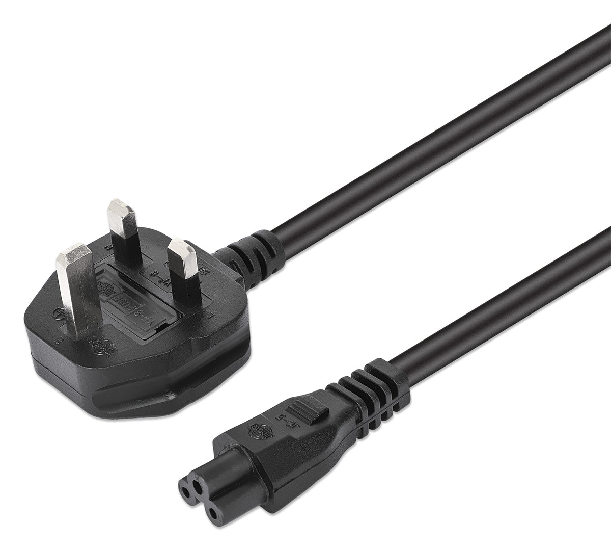 UK Power Cable C5 to BS1363, 1.8 m Image 1