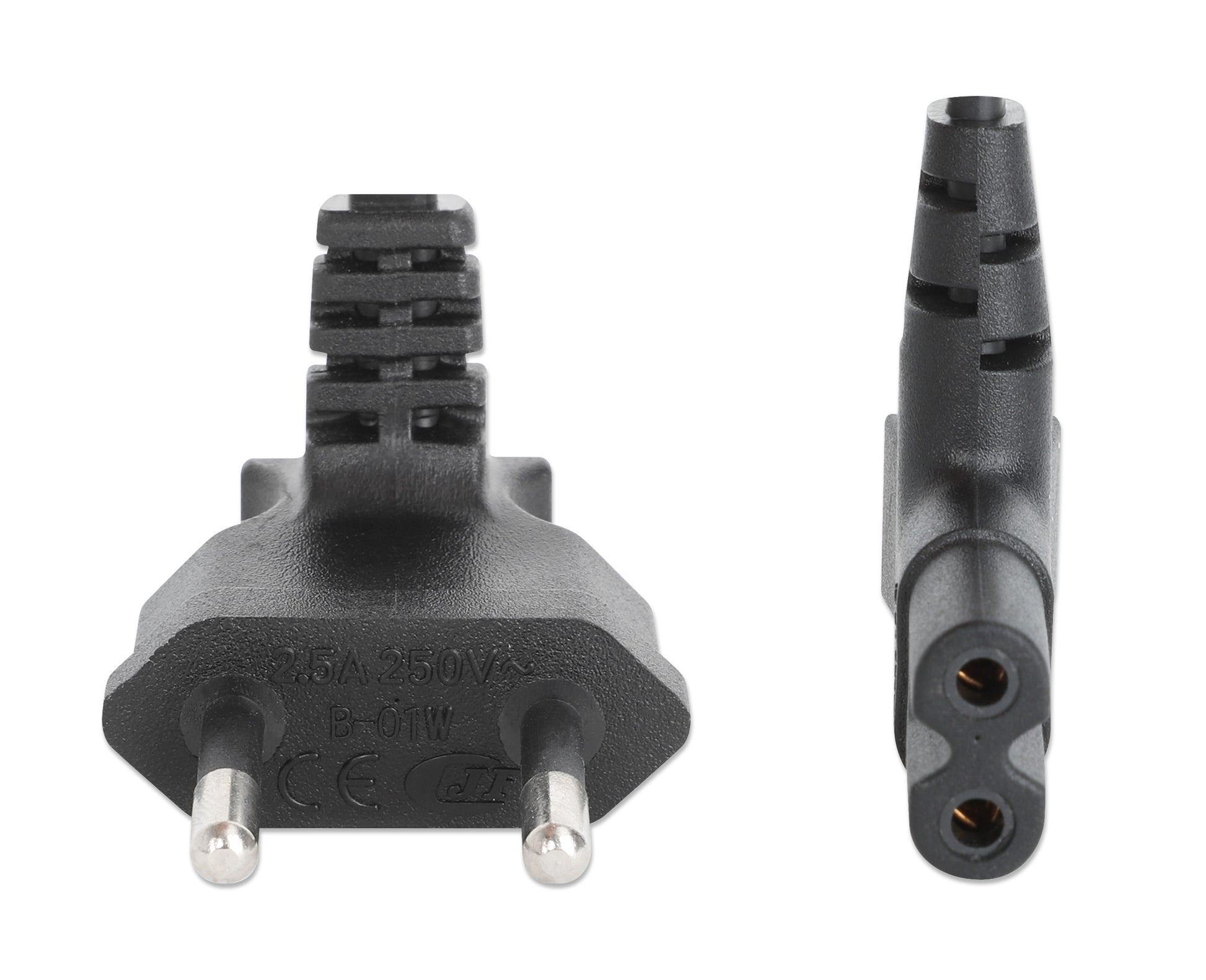 Angled EU Power Cable C7 to CEE 7/16, 2 m Image 6