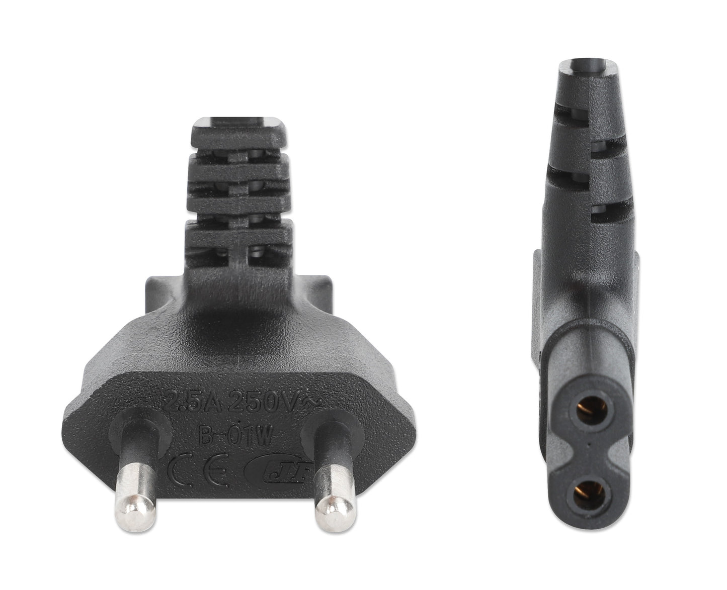 Angled EU Power Cable C7 to CEE 7/16, 3 m Image 6