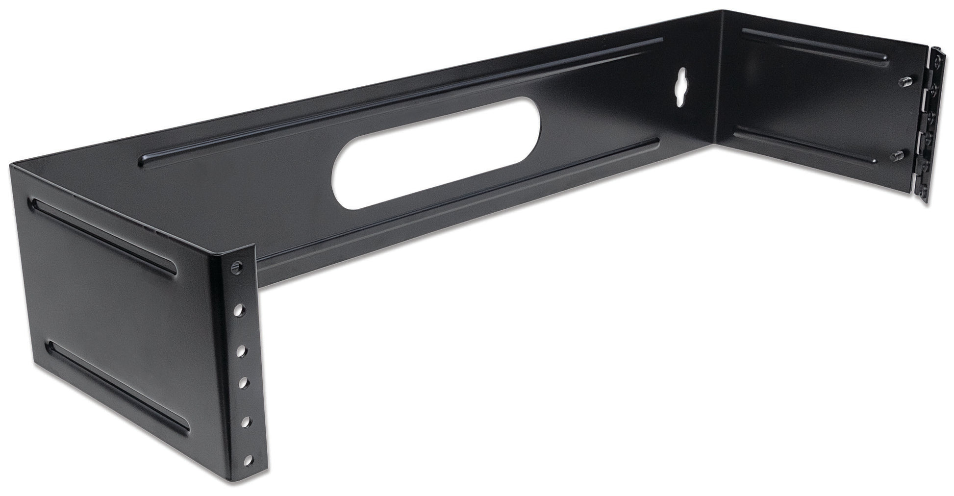 19" Hinged Wall Bracket, 2U Image 2