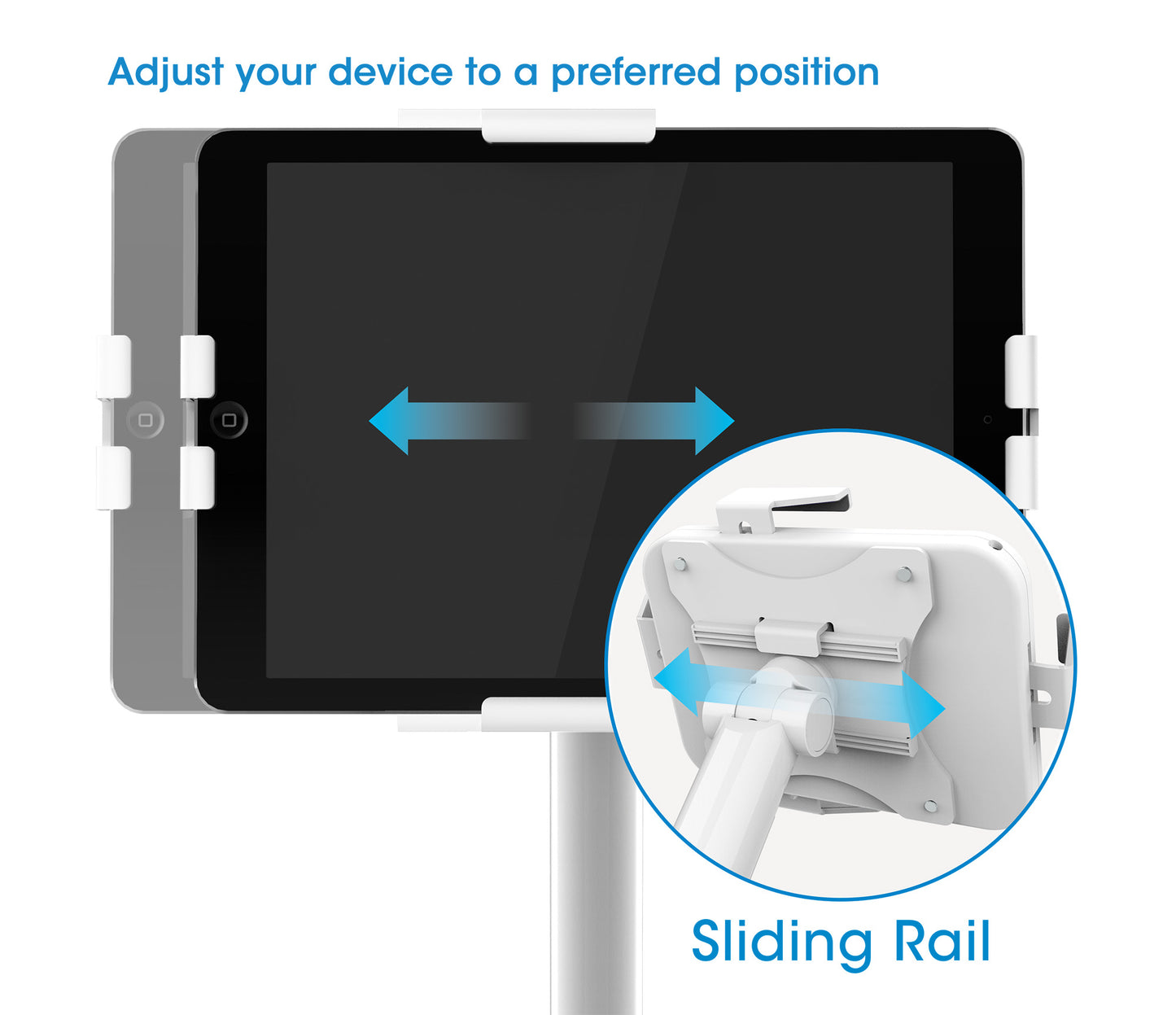 Anti-Theft Kiosk Floor Stand for Tablet and iPad Image 9