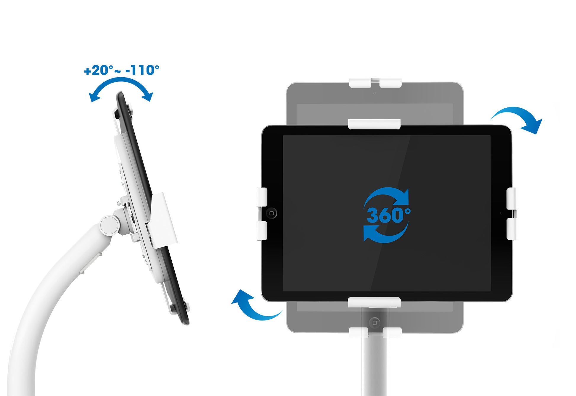 Anti-Theft Desktop Kiosk Stand for Tablet and iPad Image 10