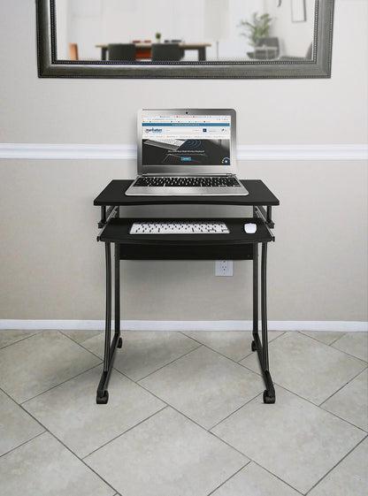 Compact Desk with Slide-out Keyboard Tray Image 11