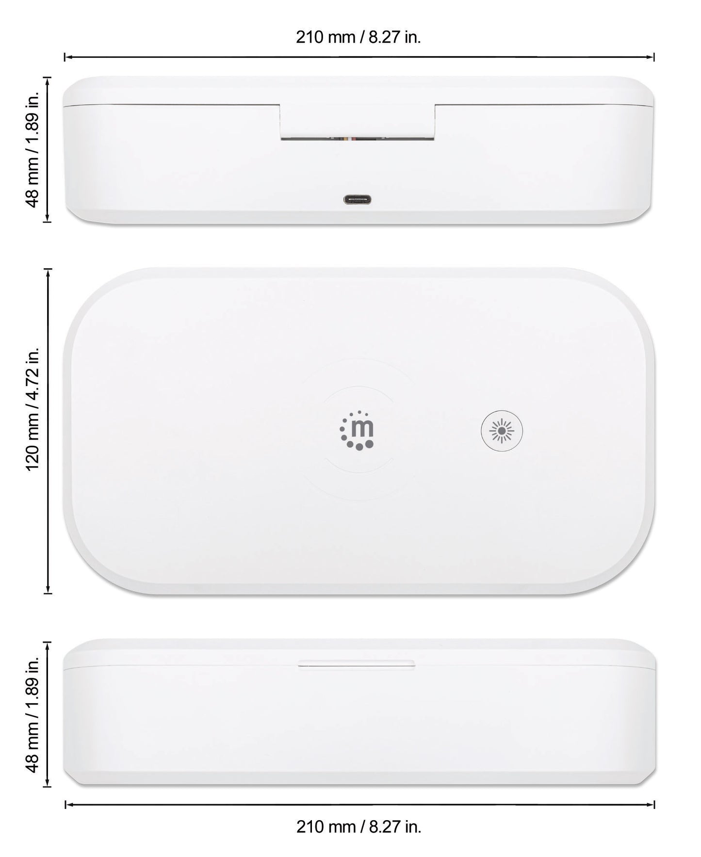 Wireless Charger with Phone Storage Box Image 13