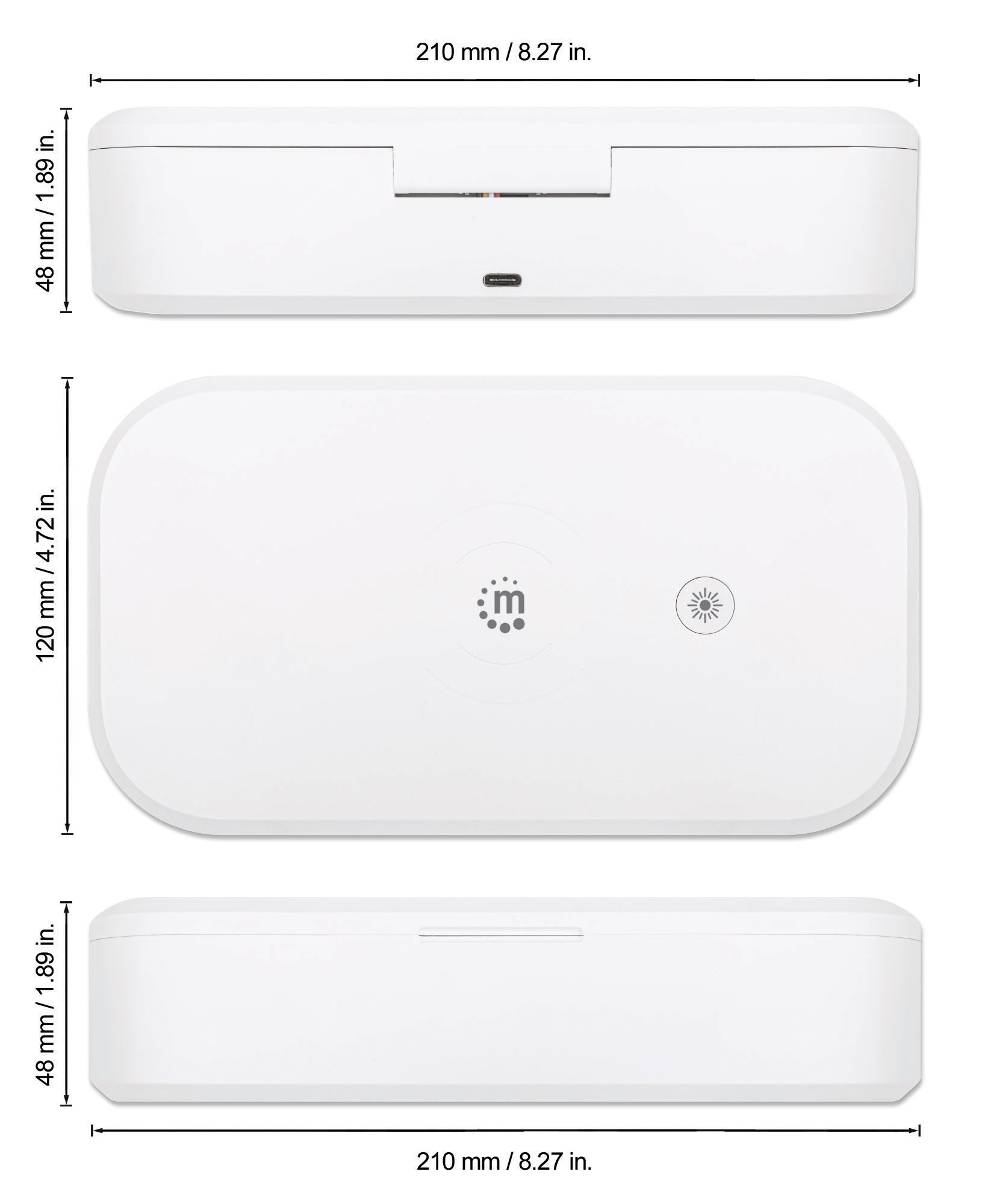 Wireless Charger with Phone Storage Box Image 13
