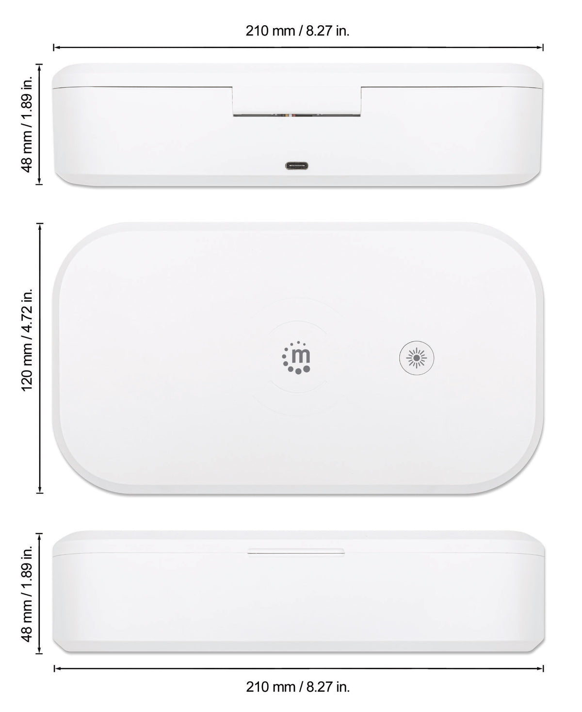 Wireless Charger with Phone Storage Box Image 13