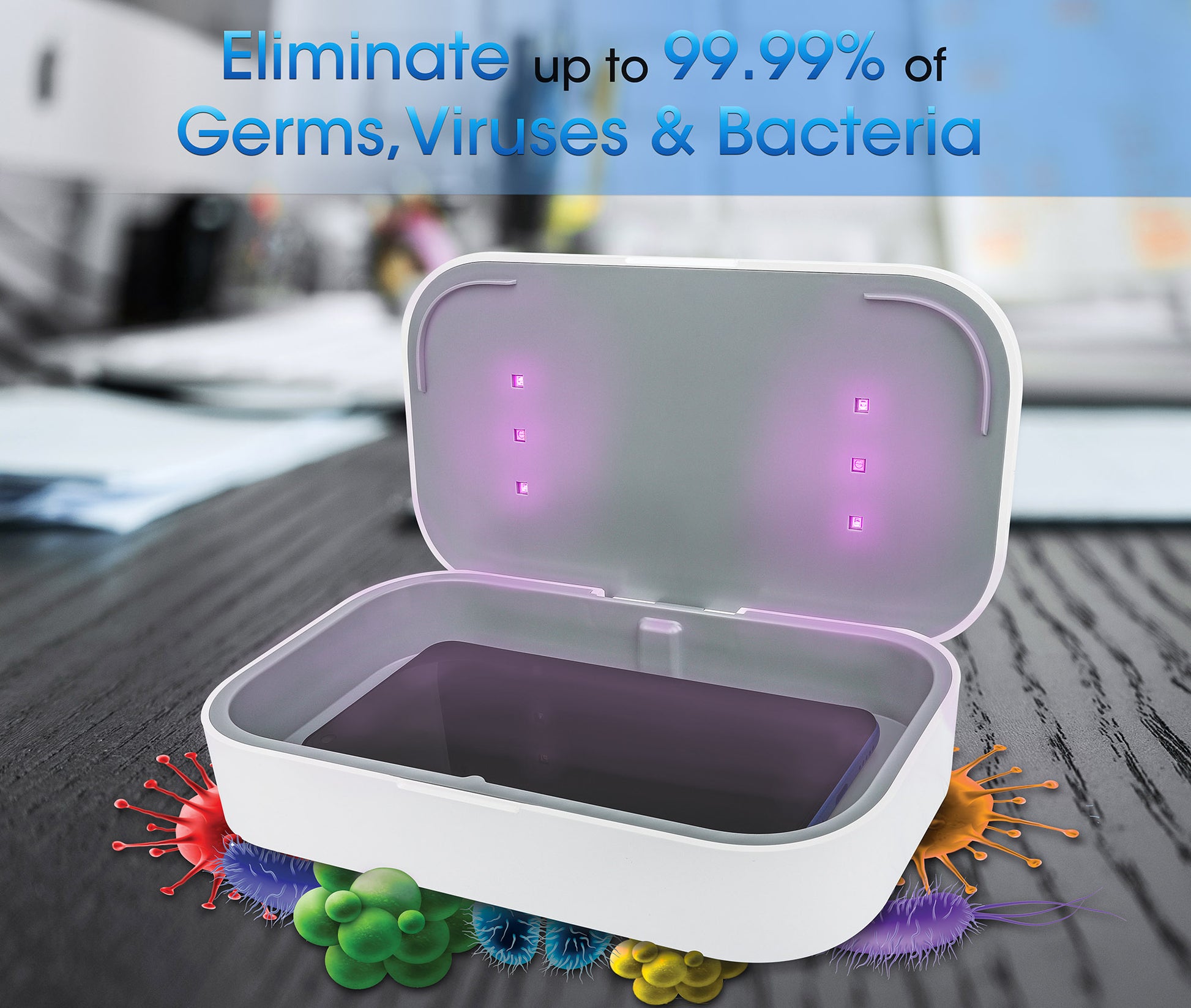 Wireless Charger with Phone Storage Box Image 14