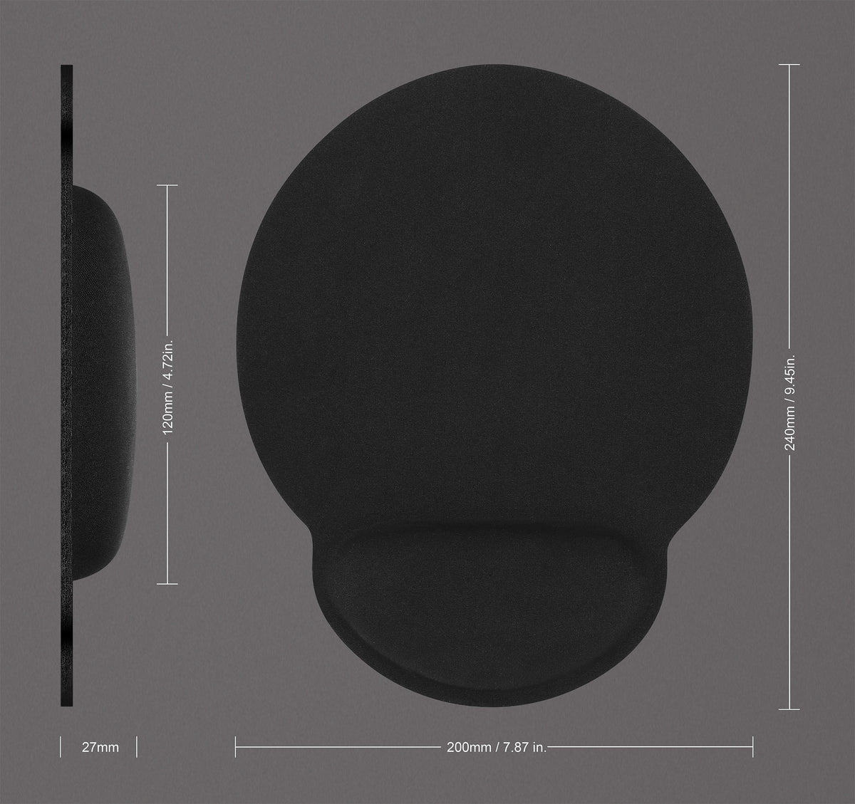 Ergonomic Wrist Rest Mouse Pad Image 4