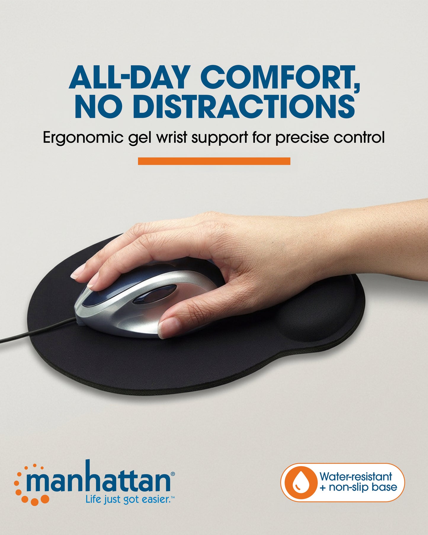 Ergonomic Wrist Rest Mouse Pad Image 8