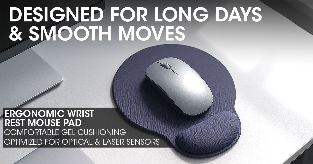 Ergonomic Wrist Rest Mouse Pad Image 4