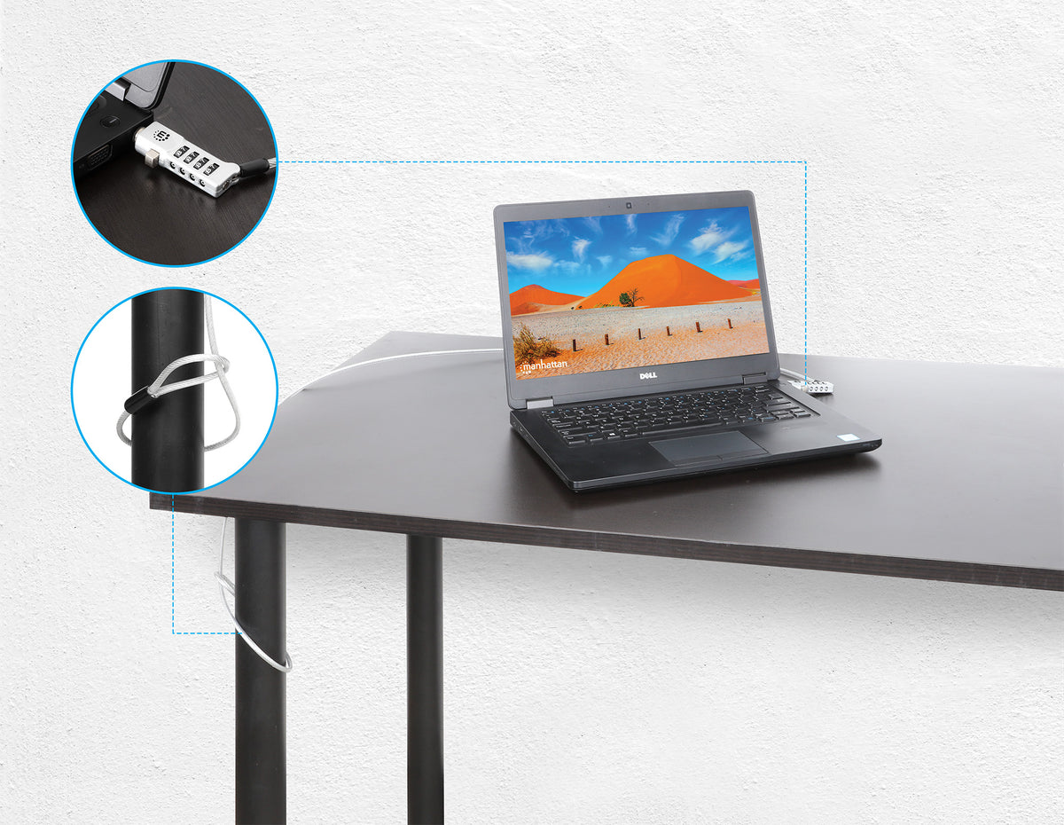 Universal Laptop Combination Lock For Noble Wedge®, Nano and K-Slot Image 3