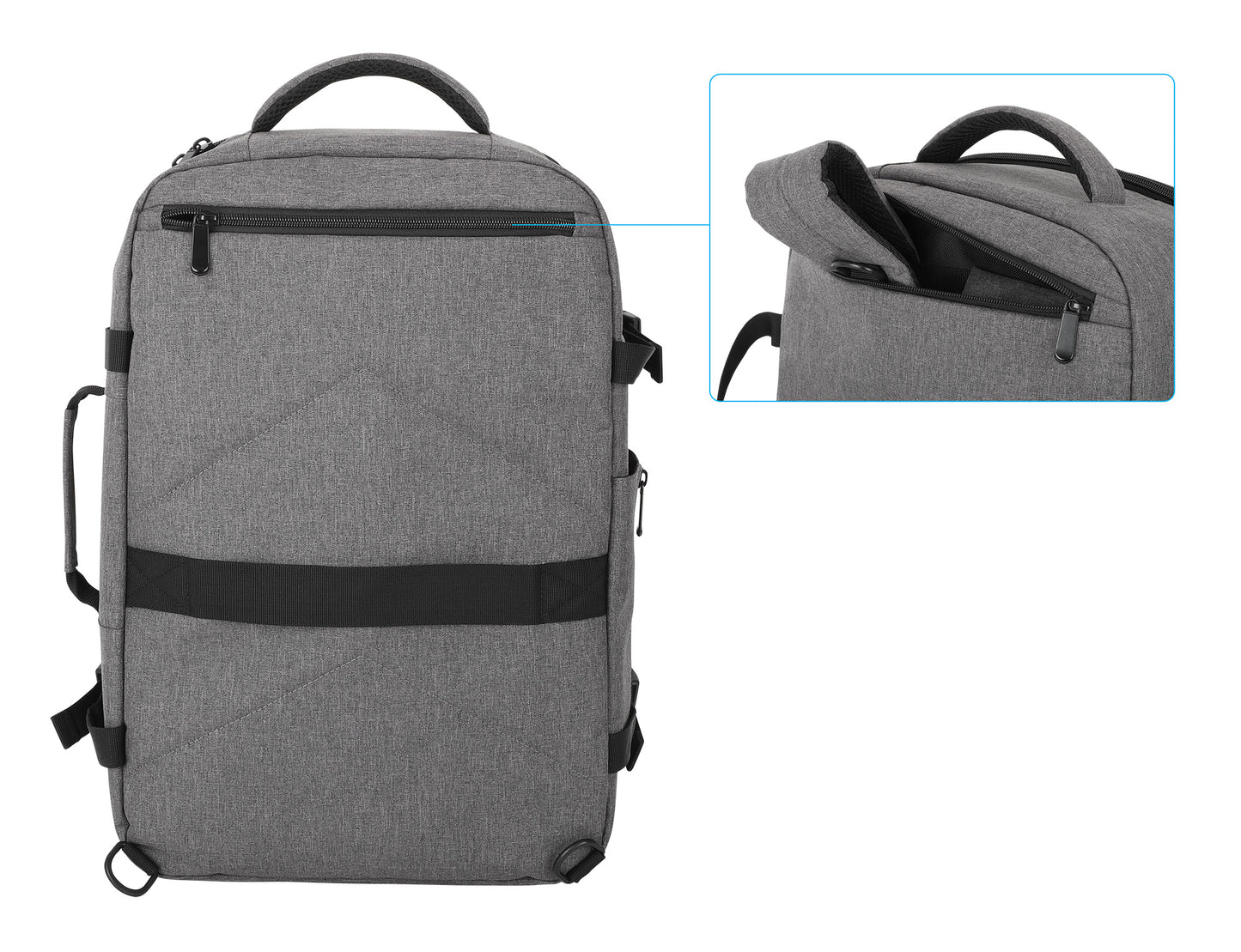 Rome Laptop Travel Backpack 17.3" Image 5