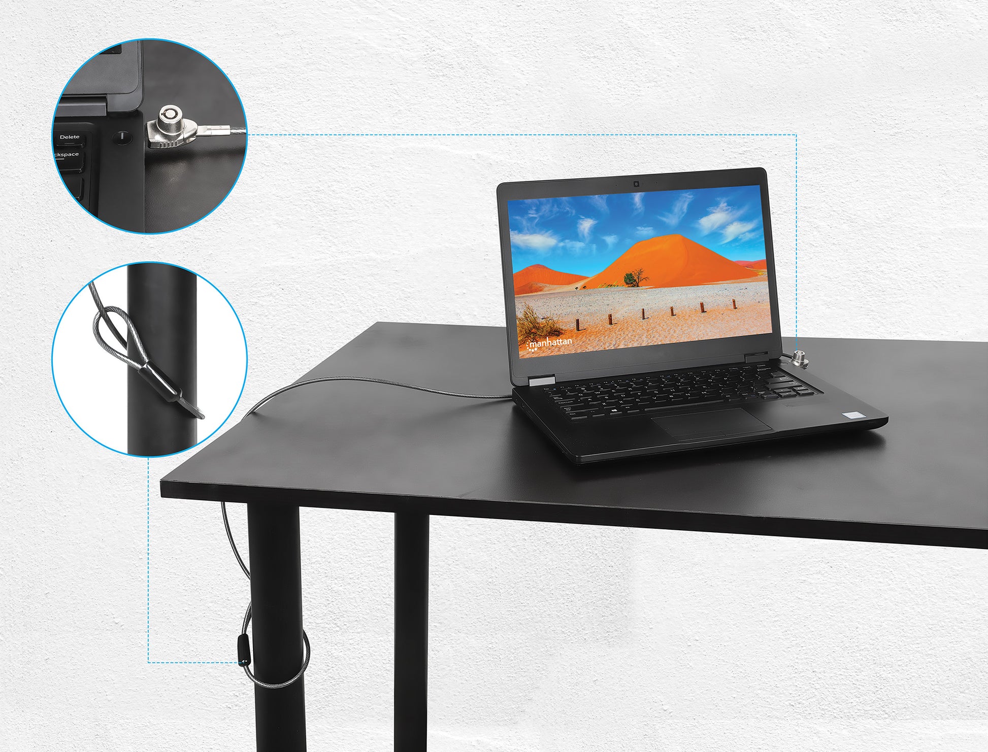Keyed Laptop Lock For Nano Security Slot Image 2