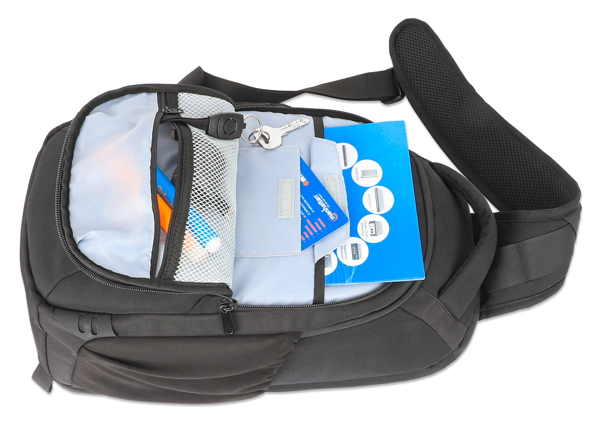 Amsterdam Anti-Theft Laptop Sling Bag 13.3" Image 8