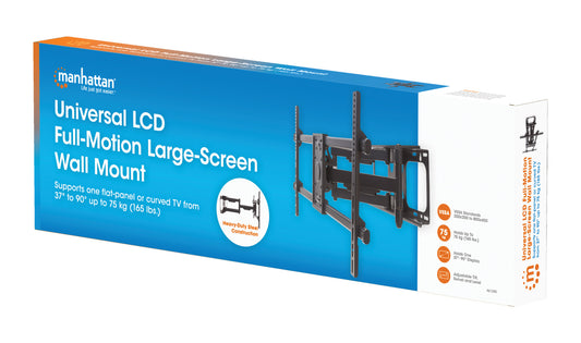Full-Motion Large-Screen TV Wall Mount, for 37" to 90" Displays Packaging Image 2