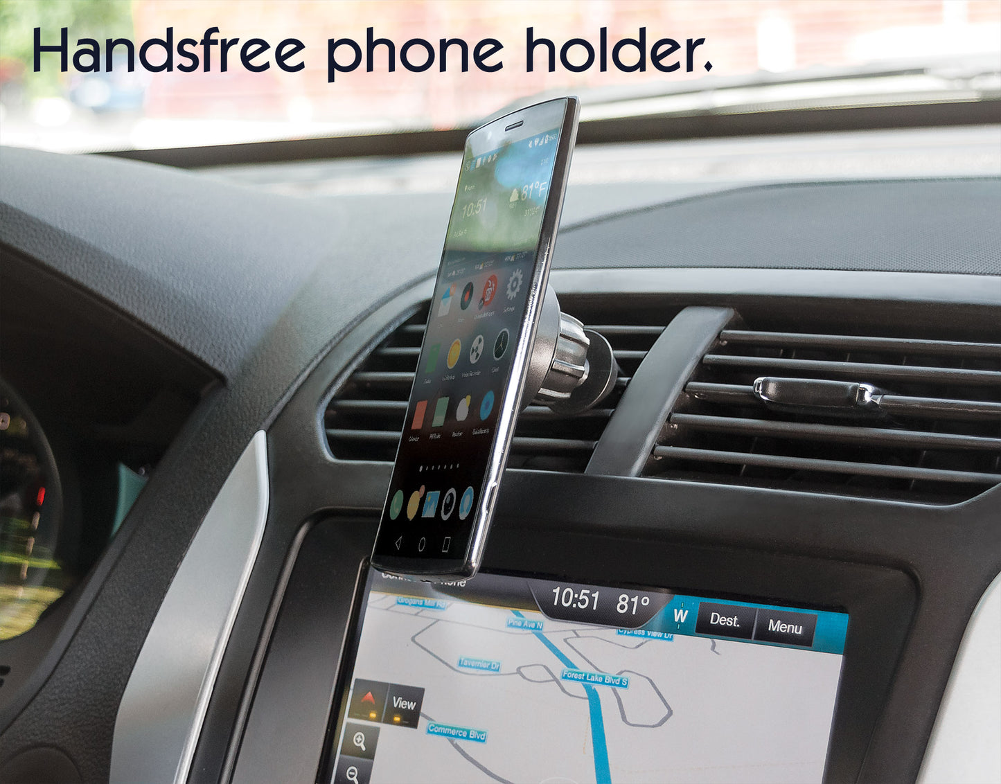 Magnetic Car Air-Vent Phone Mount Image 7