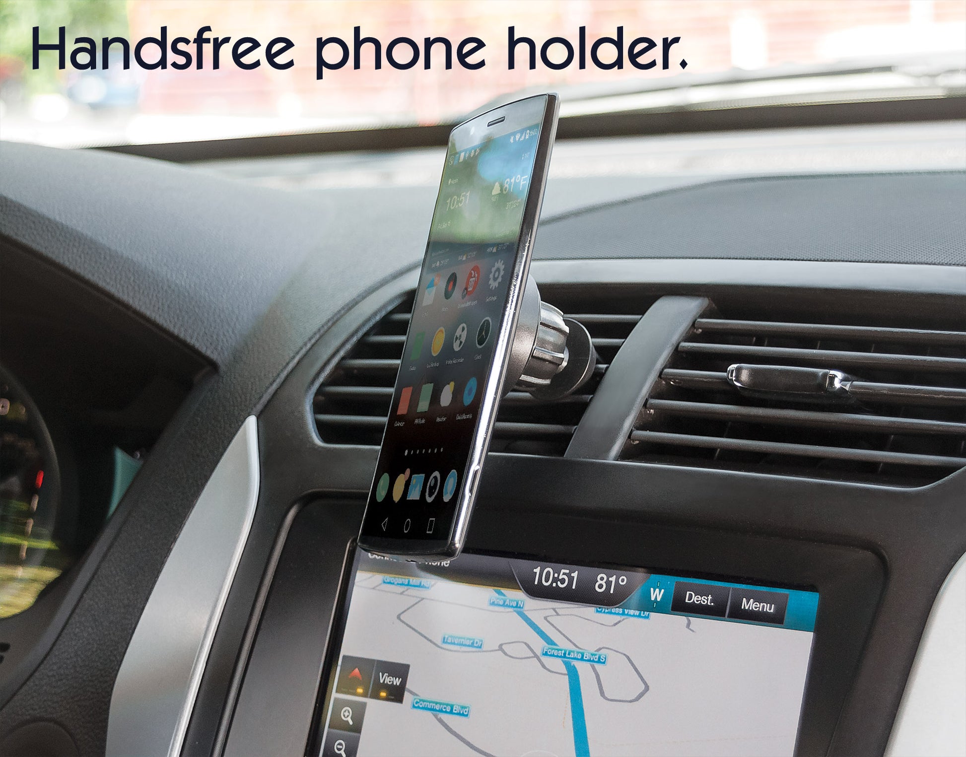 Magnetic Car Air-Vent Phone Mount Image 7