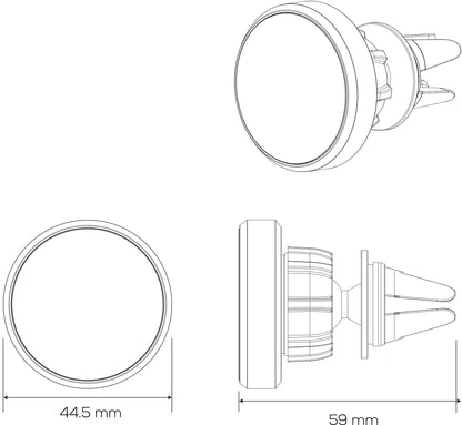 Magnetic Car Air-Vent Phone Mount Image 9