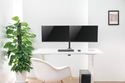 Dual Monitor Mount with Double-Link Swing Arms, for 13" to 32" Displays Image 11