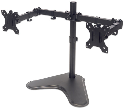 Dual Monitor Stand with Double-Link Swing Arms, for 13" to 32" Displays Image 1