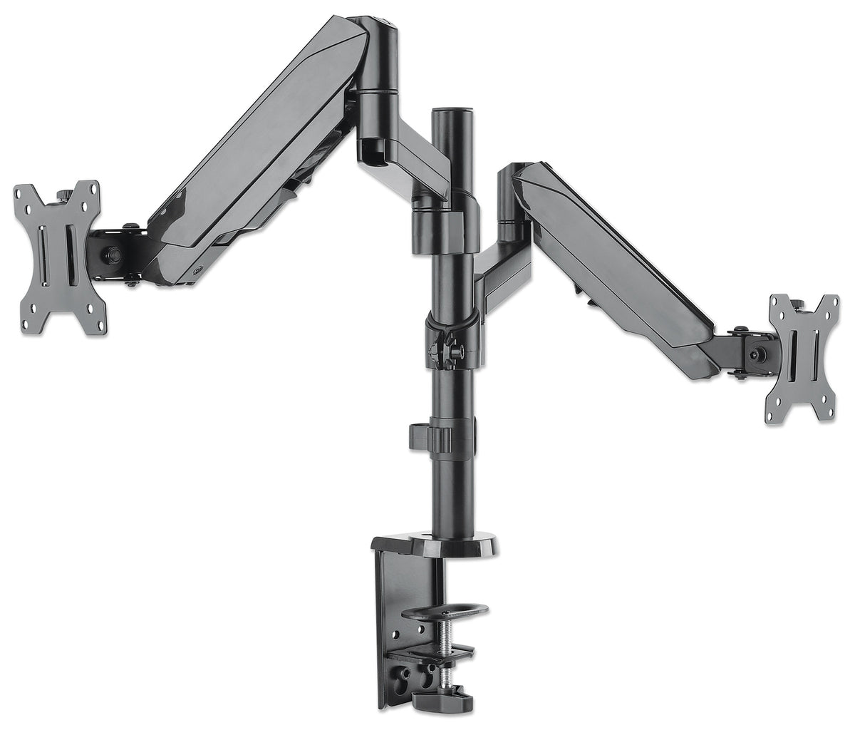 Universal Gas Spring Monitor Mount with Height-Adjustable Arms, for 17" to 32" Displays Image 4