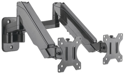 Universal Gas Spring Dual Monitor Wall Mount Image 3
